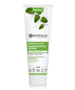 Dentifrice fluor haleine fraîche intense BIO, 75&nbsp;ml